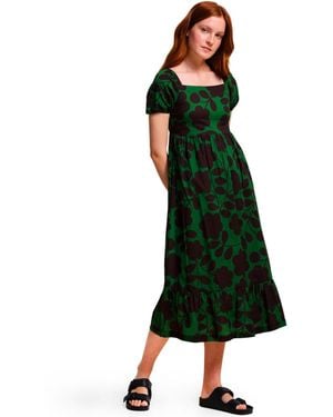 Regatta S Orla Kiely Midi Summer Dress - Green