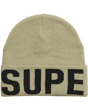 Superdry Mtn Knitted Hat One Size - Green