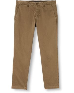 Tommy Hilfiger Hose Bleecker TH Flex Satin Gmd Chino - Natur