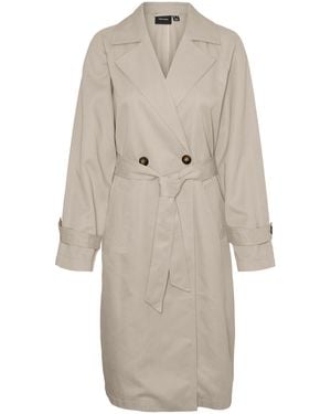Vero Moda Female Trenchcoat VMLOU Trenchcoat - Natur