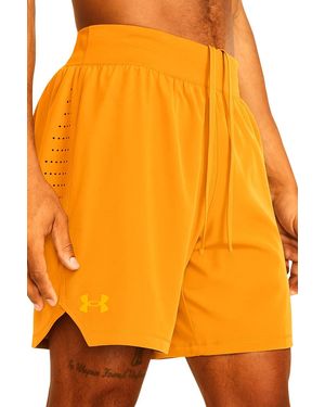 Under Armour Ua 7" Speedpocket Running Shorts, - Orange