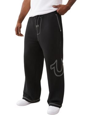 True Religion Baggy Big T Sweatpants - Black