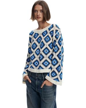 Desigual JERS_demis Sweatshirt - Blau