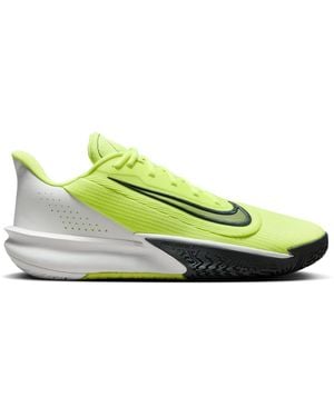 Nike Precision 7 Basketbalschoenen Voor - Geel