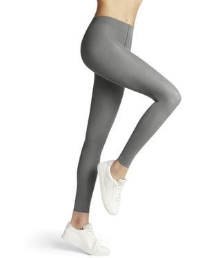 Esprit FALKE Pure Matt 50 Leggings Semi-Blickdicht Passform Künstliche Fasern - Grau