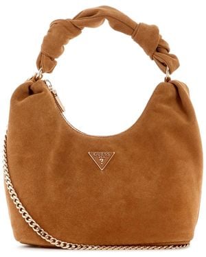 Guess Isotta Hobo Bag Cognac - Marron