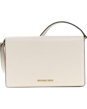 Michael Kors Md Flap Xbody Lt Cream Eenheidsmaat - Naturel