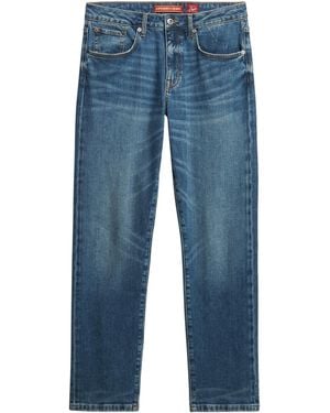 Superdry Vintage Slim Straight Fit Jeans 34 Blue