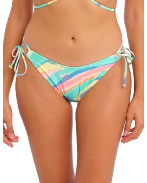 Freya Summer Reef High Leg Bikini Brief Aqua - Blue