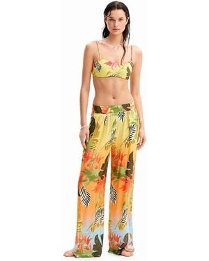 Desigual 24swmw21 - tropical party - Giallo