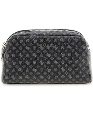 Guess Double Zip Coal Logo Multi - Schwarz