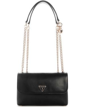 Guess Daryna II Convertible Xbody Flap Bag Black - Bianco