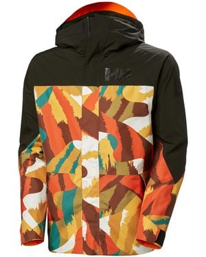 Helly Hansen Hansen ULLR D Shell Graphic Jacket - Giacca da sci da - Multicolore