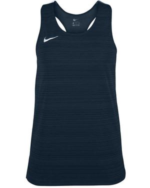 Nike NT0301-451 s Stock Dry Miler Singlet Canottiera Donna Navy Taglia M - Blu