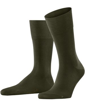 FALKE Socken Tiago M So nachhaltige Fil D'Ecosse Baumwolle einfarbig 1 Paar - Grün