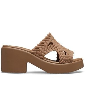 Crocs™ Brooklyn Heels Heeled Sandal - Brown