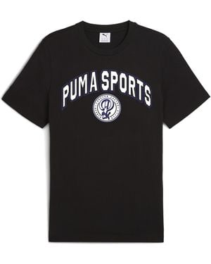 PUMA Wardrobe Essentials Sports Legacy T-shirt - Black
