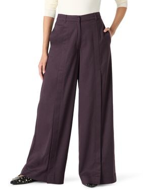 The Drop Convertible Wide Leg Pant by @Takkunda Pantalons - Violet