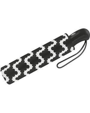 Esprit Easymatic Light Flower Rain Taschenschirm - Schwarz