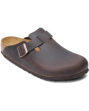 Birkenstock Boston Soft Footbed - Grey