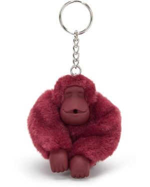 Kipling MONKEYCLIP M Mittelgroßer Affen-Schlüsselanhänger - Rot