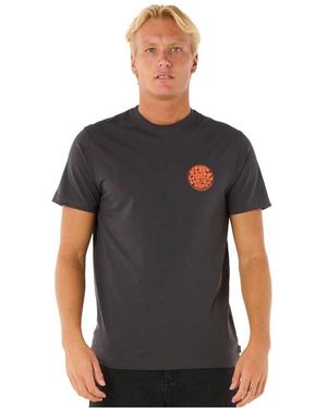Rip Curl T-shirt da uomo Wettie Icon - Nero