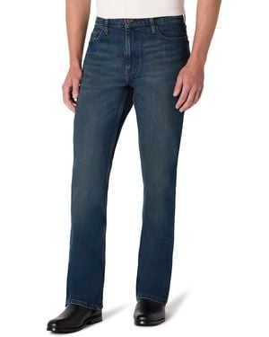 Amazon Essentials Vaqueros Tipo Bootcut de Corte Recto con Poca Elasticidad Hombre - Azul