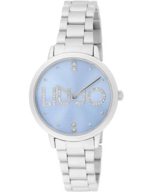 Liu Jo Orologio Elegante da donna al quarzo in acciaio - Modello Couple Essence TLJ2517 - Orologio con cristalli nel quadrante e - Blu