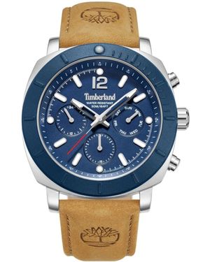 Timberland Pyperville orologio Uomo Analogico Al quarzo con cinturino in Pelle di vitello TDWGF0074901 - Blu