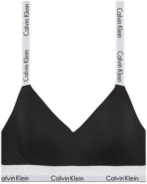 Calvin Klein Lghtly Gevoerde Bralette Lv00qf8504 Bralette - Zwart