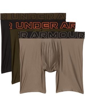Under Armour Multi-pack Performance Tech Boxerjock Brief - Brown