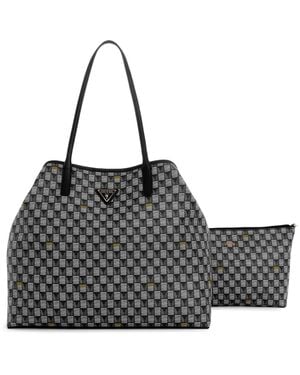 Guess G Wave Large 2 In 1 Tote - Black