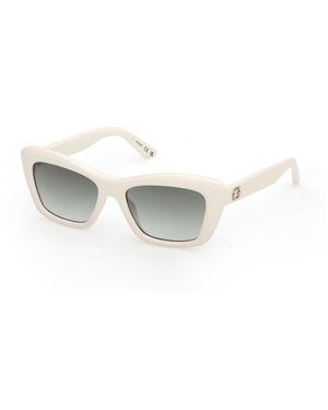 Guess Lunettes de Soleil GU00195 21P shiny white 52/17/140 - Noir