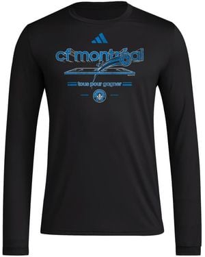 adidas Cf Montreal Pre-game Long Sleeve T-shirt - Black
