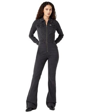 Wrangler Retro Catsuit Overalls - Black
