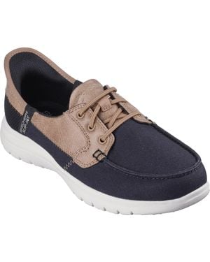 Skechers On the go Flex Palmilla 136536 nvy Slip On Shoe in Blue Lyst UK