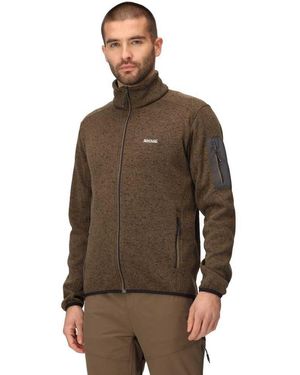 Regatta Giacca in pile traspirante da uomo con zip - Marrone