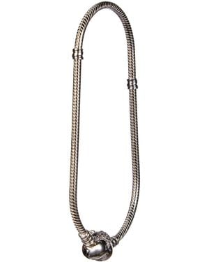 PANDORA , Disney Princess Moments Heart Snake Chain Braccialetto, Taglia 23 - Bianco