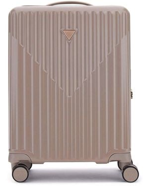 Guess Trolley Centennial 18 In 8-wheeler Light Coffee Taupe 55cm - Bruin