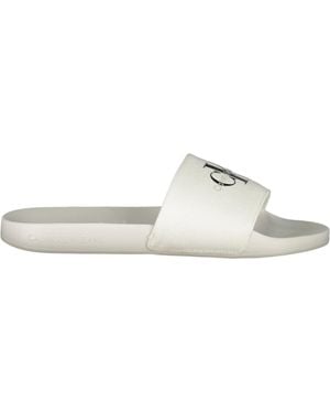 Calvin Klein Slide Monogram CV YM0YM01271 - Bianco