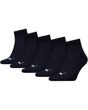 PUMA Calcetines Planos Quarter - Azul