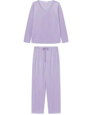 Women'secret Pijama de ga Pantalón Largo Colección - Morado
