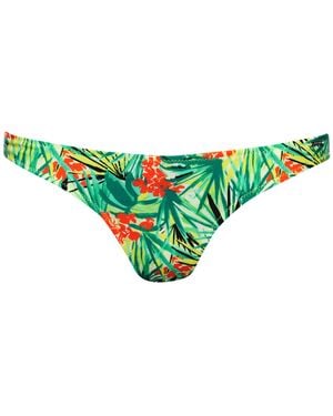 Superdry Neo Tropical Bikinihöschen Grüner Print 38