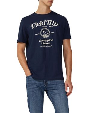 S.Oliver Herren T-Shirt Mit Frontprint – Regular Fit, Kurzarm, Aus Baumwolle