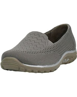 Skechers Relaxed Fit Reggae Fest Willows Slip On,Dark Taupe,US 5 M - Nero