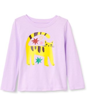 Amazon Essentials Camisetas ga Larga Niña - Morado