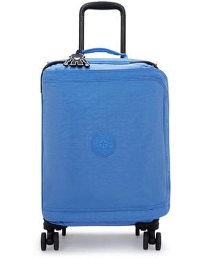 Kipling Spontaneous Small Rolling Luggage - Blue