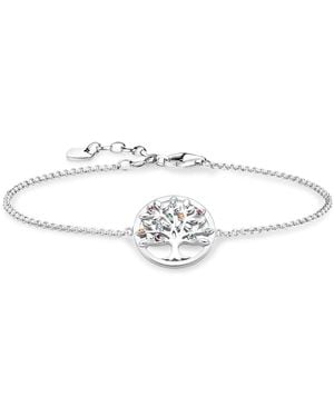 Thomas Sabo Bracciale da Donna Argento 925 - Bianco