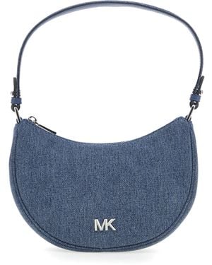 Michael Kors SM Conv POUCHETTE Hand Bag - Blau