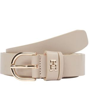 Tommy Hilfiger Ceinture Essential Effortless 2,5 cm Cuir - Noir